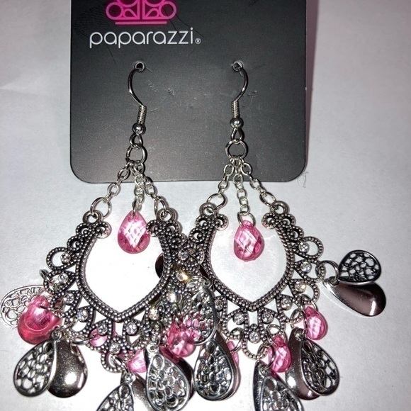 Musical Gardens Pink Earring - Picture 1 of 2